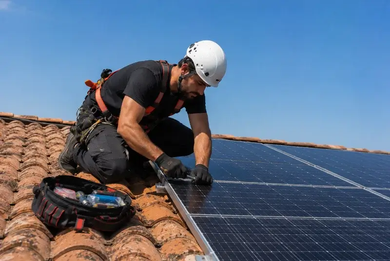 Maintenance et monitoring de panneaux solaires à la Bégude-de-Mazenc