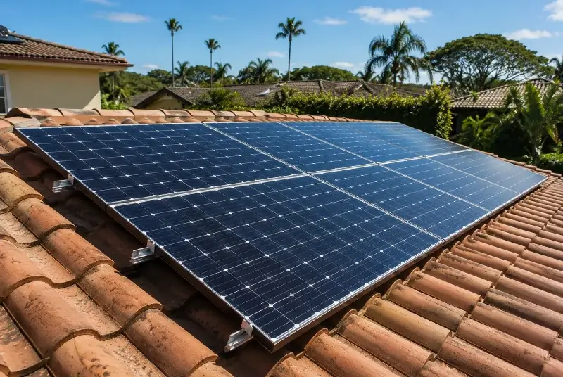 Installation de panneaux solaires à la Bégude-de-Mazenc